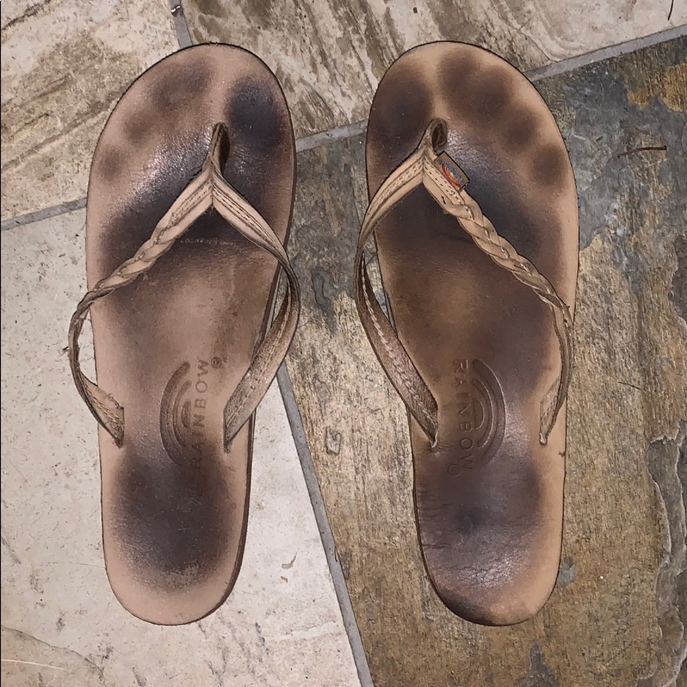 Rainbow sandals size 8-9